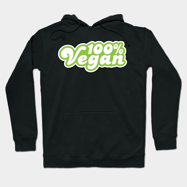 100 Percent Vegan T-Shirt Hoodie by glutenfreegear